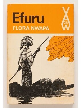 EFURU Flora Nwapa Heinemann LIBRARY of JEAN HERSKOVITS with Ownership Signature